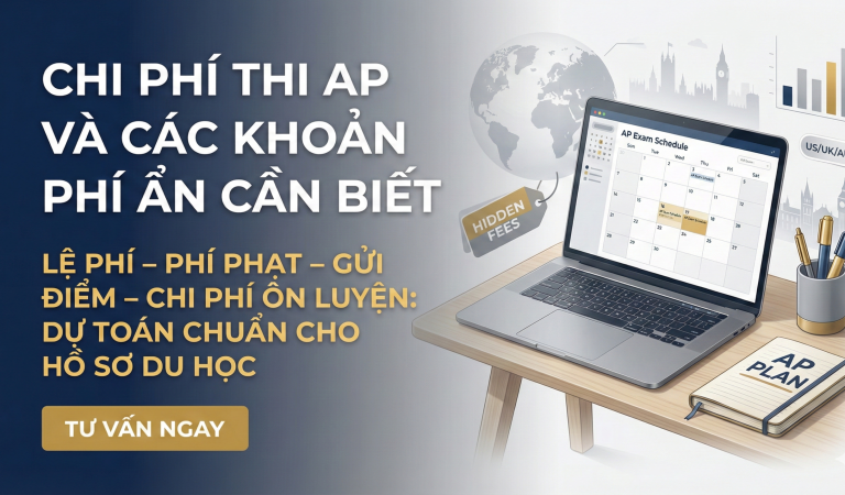 Chi phí thi AP và các khoản phí ẩn cần biết: Lệ phí, phí phạt, gửi điểm và mẹo tiết kiệm