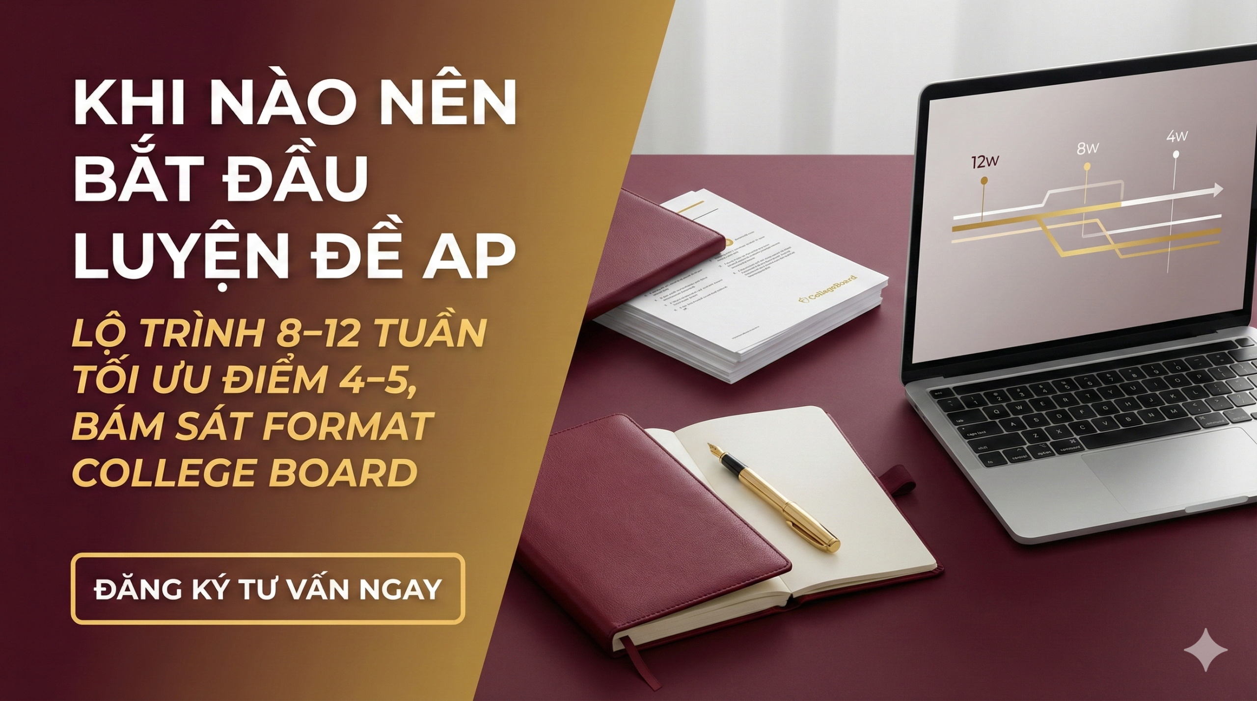Khi nào nên bắt đầu luyện đề AP? Mốc thời gian tối ưu để đạt điểm 4–5