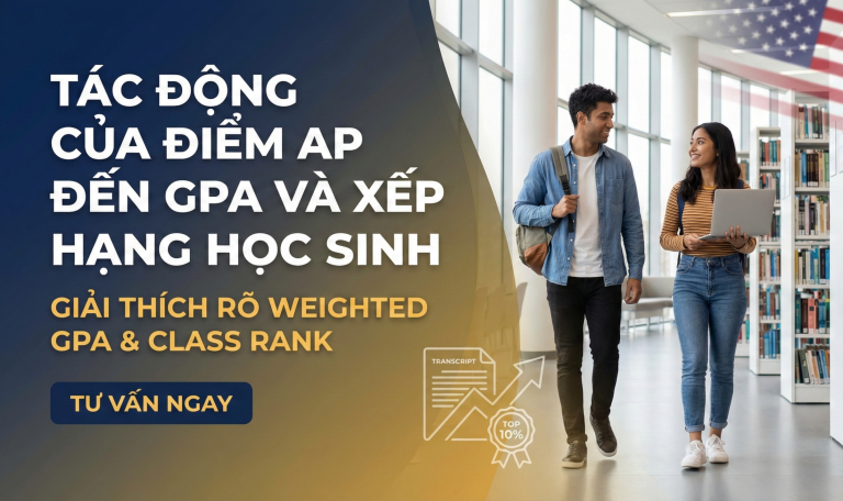 Tác động của điểm AP đến GPA và xếp hạng học sinh: 7 sai lầm khiến GPA tụt nhanh