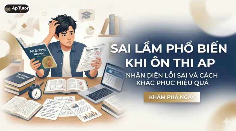 Sai lầm phổ biến khi ôn thi AP và cách khắc phục hiệu quả