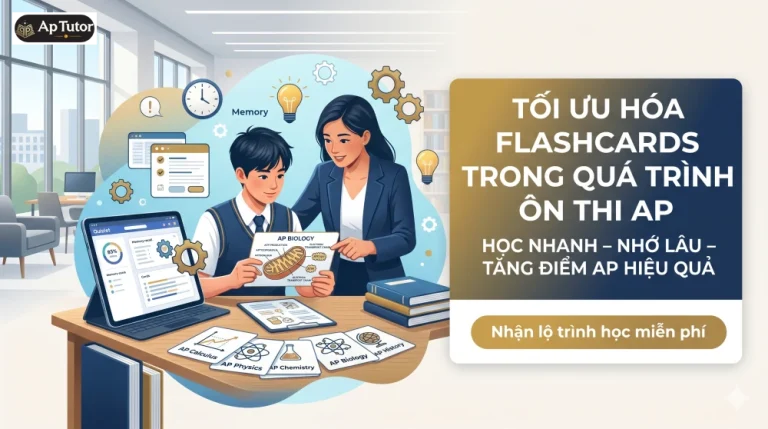 Tối ưu hóa flashcards trong quá trình ôn thi AP: Chiến lược học nhanh nhớ lâu