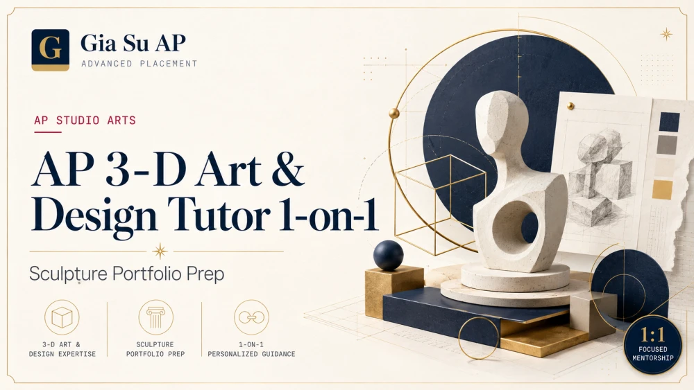 AP 3-D Art & Design Tutor 1-on-1 | Sculpture Portfolio Prep - Gia Sư AP