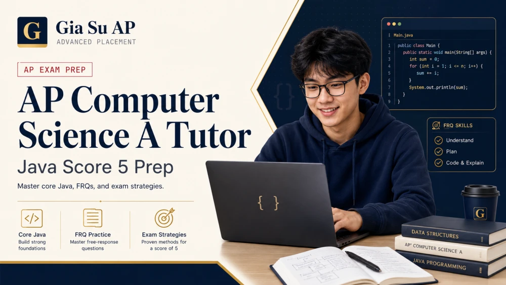 AP Computer Science A Tutor | Java Score 5 Prep - Gia Sư AP