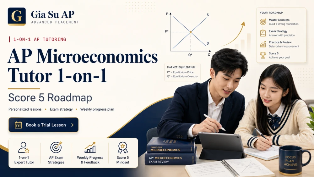 AP Microeconomics Tutor 1-on-1 | Score 5 Roadmap - Gia Sư AP