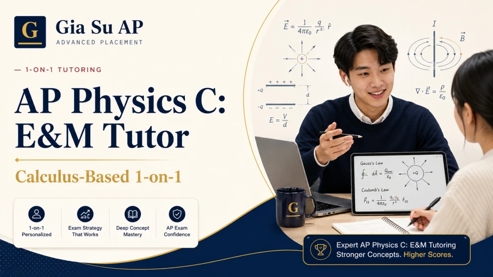 AP Physics C: E&M Tutor | Calculus-Based 1-on-1 - Gia Sư AP