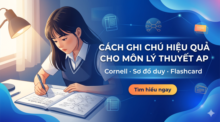 Cách Ghi Chú Hiệu Quả Cho Các Môn Lý Thuyết AP – Bí Quyết Từ Đội Ngũ Gia Sư AP