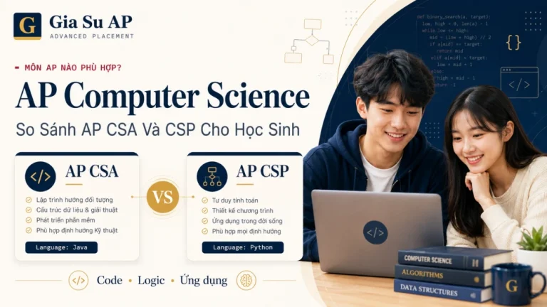 AP Computer Science: So Sánh AP CSA Và CSP Cho Học Sinh