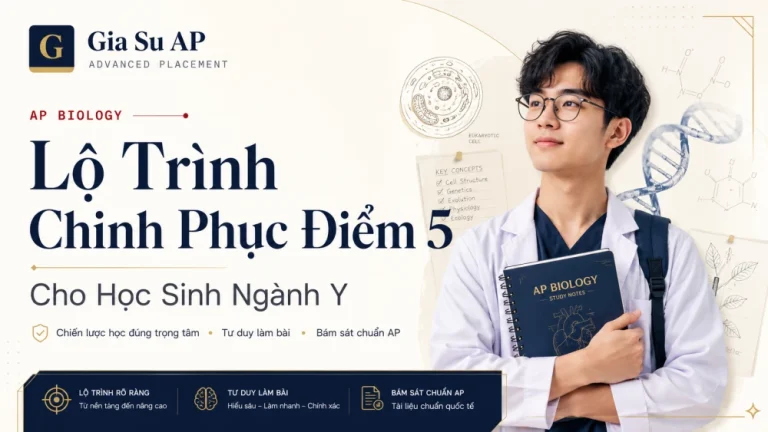 AP Biology: Lộ Trình Chinh Phục Điểm 5 Cho Học Sinh Ngành Y