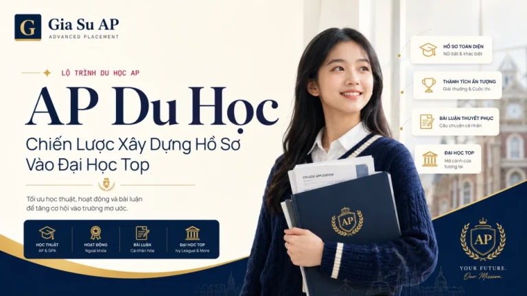 AP Du Học: Chiến Lược Xây Dựng Hồ Sơ Vào Đại Học Top