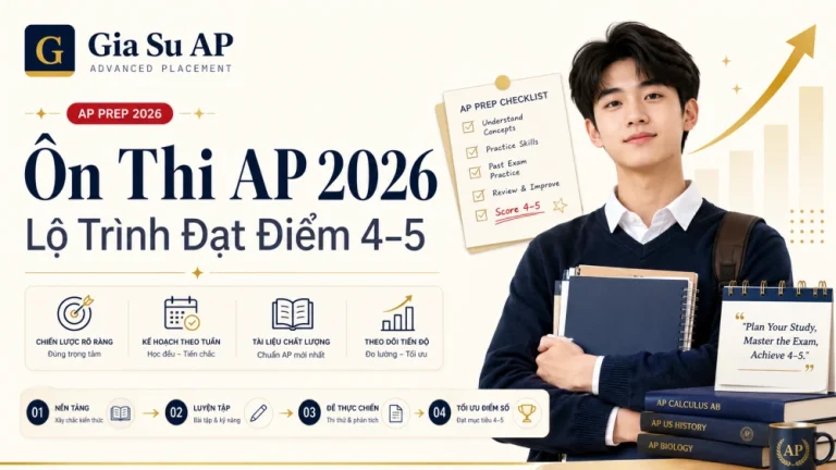 Ôn Thi AP 2026: Lộ Trình Đạt Điểm 4-5
