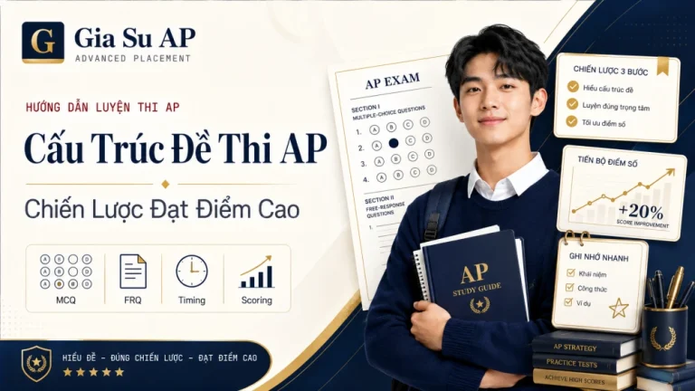 AP Exam Format 2026: Cấu Trúc Đề Thi AP & Chiến Lược Đạt Điểm Cao