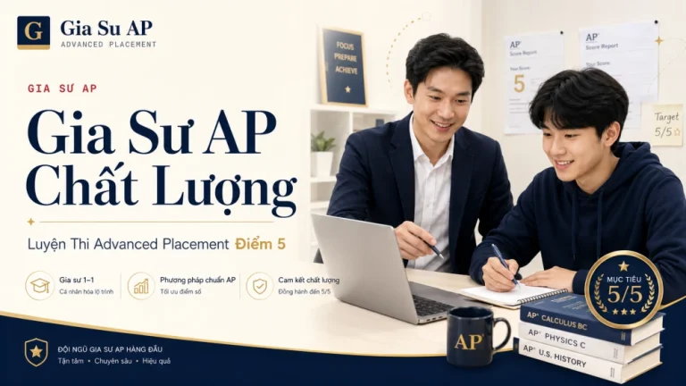 Gia Sư AP Chất Lượng | Luyện Thi Advanced Placement Điểm 5
