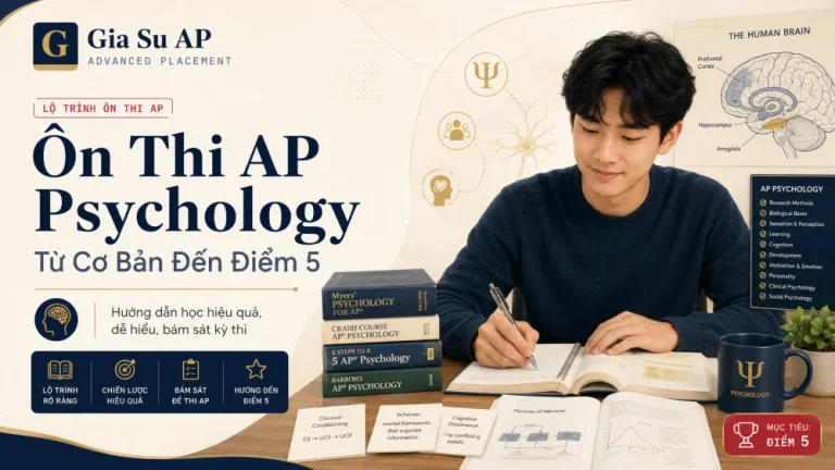 AP Psychology: Hướng Dẫn Ôn Thi Từ Cơ Bản Đến Điểm 5