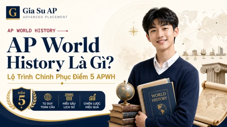 AP World History Là Gì? Lộ Trình Chinh Phục Điểm 5 APWH