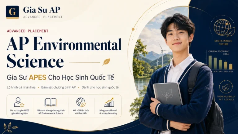 AP Environmental Science: Gia Sư APES Cho Học Sinh Quốc Tế