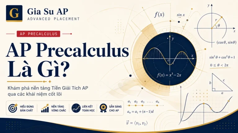 AP Precalculus Là Gì? Lộ Trình Học Tiền Giải Tích AP Hiệu Quả