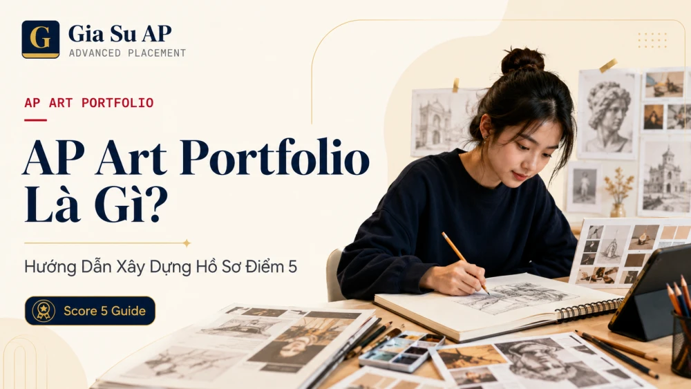 AP Art Portfolio Là Gì? Hướng Dẫn Xây Dựng Hồ Sơ Điểm 5