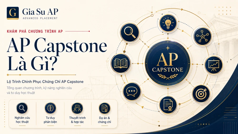 AP Capstone Là Gì? Lộ Trình Chinh Phục Chứng Chỉ AP Capstone